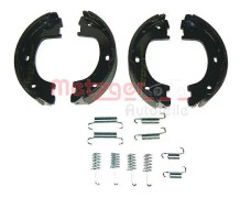 Bromsbackar, sats, parkeringsbroms, Bakaxel - mercedes-benz, vw - OE 2E0 698 525A, 906 420 02 20, 906 420 04 20