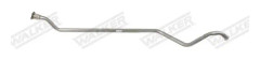 Avgasrör, Fram, Mitt - renault laguna ii, laguna grandtour ii - OE 8200017580, 8200297284, 8660000262