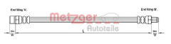 METZGER 4110257 Bromsslang