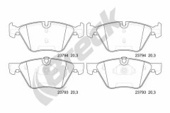 Bromsbeläggsats, Framaxel - bmw - OE 3411 6 763 617, 3411 6 763 618, 3411 6 769 100