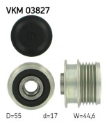 Frihjulskoppling, generator - mercedes-benz a-klass [w168], vaneo [414] - OE 166 155 02 15, 668 155 00 15, 668 155 07 15