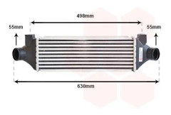 Intercooler för Ford Transit version: 2.4 TD / 2.4 Tddi från 2000 till 2006