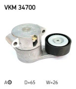 Spännrulle, Drivrem, Vänster undre, Mitt, Upptill - citroën, fiat, ford, peugeot - OE 1420513, 5751.F2, 6C1Q 6A228 AB