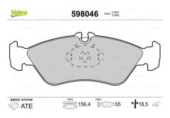 Bromsbeläggsats, Bakaxel, mercedes-benz,vw, 0024204020, 0024206020, 24204020, 24206020, 2D0698451, A0024206020