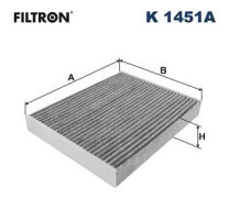 Kupefilter Filtron K 1451A - land rover range rover v, range rover sport iii - OE LR 153596, M8E2-18D483-AB