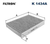 Kupefilter Filtron K 1434A - jaguar, land rover - OE 02 J9 C289 27, 02 T2 R568 39, J9C28927