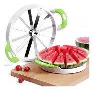 Melon slicer multifunktionell handhållen rund avdelare vattenmelonskärare