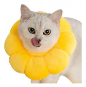 Mikasa Solros hund katt anti lick krage pet hals kudde gul L