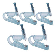 Barsinfi Engångsöra Piercing Pierce Gun Tool Örhänge Kit Piercer Studs Rund modell 5PCS