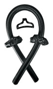 Barsinfi Band Curling Iron Ingen Värme Curling Trollstav Pannband Wave Shaper Svart