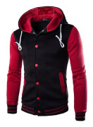 Fashionfresh Basebolljacka för män Röd XXXXXL