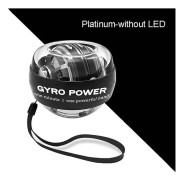 Led Gyroscopic Powerball Autostart Range Gyro Power Handledsboll med motarm Muskelkraft Tränare FitnessUtrustning Platina-utan LED