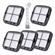97d5 Filter för Bissell 5 Pack Vakuum ersättningsfilter för Bissell Pet & Hand Vac Multi-