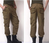 Ruili Mens Utomhus Militär Urban Tactical Combat Byxor Casual Cargo Byxor Vandring svart XXXXL