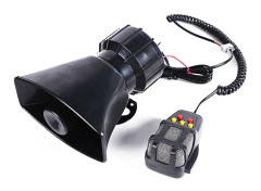 Ruili 100 Watt 12 Volt 5 Ljud Motorcykel Lastbil Lastbil Högtalare Högt Siren Horn 105db Med Mikrofon