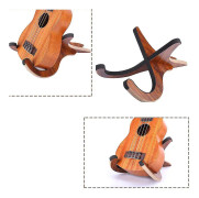 Mikasa Guitar Stand Universal Wooden Guitar Stand X-frame Portable
