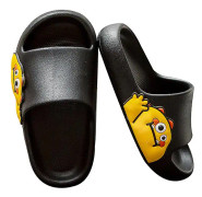 Handuo Barn Slide Sandals Girls Boys Beach Shower Söta Tofflor SVART 16
