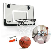 Ruili Mini basket hoop inkluderar dörrfästen och bakbord 18x12 Shatter Proof