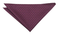 DQT Plommon och lila geometrisk pin prick ficka kvadrat Lila/röd