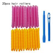 Hår curler 45cm Magic Curling Iron Frisör verktyg 20pcs
