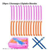 Magisk volym 23/29st Hårfat Curling Spiral Curling Iron Skadar inte hår Rosa 20PC
