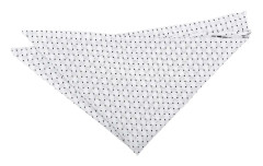 DQT Vit och svart geometrisk pin prick ficka kvadrat Svart/vit