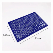 Hållbar A5 Pvc skärmatta Patchwork Cut Pad, Blå färg