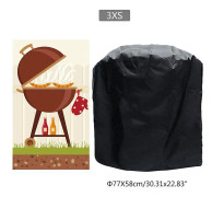 Vattentät grillskydd anti-damm utomhus plikt charbroil grillskydd regnskyddande grillskydd svart 77x77x58cm