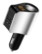 Billaddare förlängningssladd cigarettändare Adapter, uttag distributör