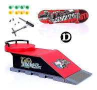 Mikasa Finger Skateboards Skate Park Ramp Delar Deck Sport Spel För Barn Style D
