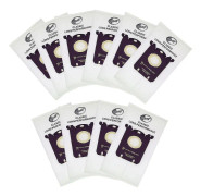 10st dammsugare påsar Dammpåse Vit för Electrolux Philips Tornado Dammsugare Filter och för S-väska Fc8021 Hr6999 Fc9088