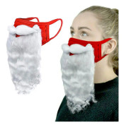 Liltop Jultomten Skägg Mask Jul Ansikte Mun Omslag Xmas Party Fancy Klä upp 2st(I)