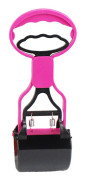Liltop Husdjur Hund Katt Avfall Pickup Scooper Grabber Plockare Verktyg Bajs Skopa Rosa