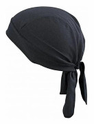 Xqday Unisex Chef's Bandana Skull Hat Servitör Arbetsmössa Elastisk Canvas Skalle Cap Catering Baker svart/vit