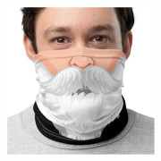 Varychmoo Jul Santa Balaclava Ansiktsmasker Snood Tubes HalsVärmare Biker Scarf Svart