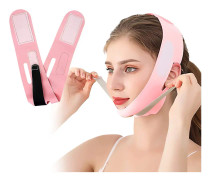 V Line Chin Strap Ansiktslyftning Fastande Halsmask Anti-rynkrem Av