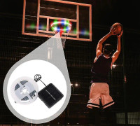 Basket backboards ledde basket basket basket fälg spelar på natten skytte tillbehör