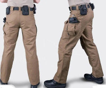Ruili Mens Utomhus Militär Urban Tactical Combat Byxor Casual Cargo Byxor Vandring brun 40