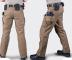 Ruili Mens Utomhus Militär Urban Tactical Combat Byxor Casual Cargo Byxor Vandring brun 40