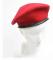 Besser Unisex Militär armé Plain Hat Beret Män Kvinnor Uniform Caps Röd A