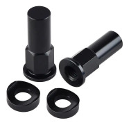 Cykeldäck reparation leveranser kit universella fälglås mutter spacer kit motocross smuts pit cykel motorcykel Svart