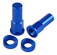 Cykeldäck reparation leveranser kit universella fälglås mutter spacer kit motocross smuts pit cykel motorcykel Blå