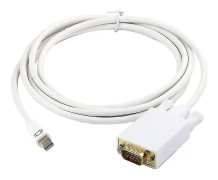 Tillbehör för ljudvideomottagare 1.8m apple thunderbolt/mini-skärmport till vga