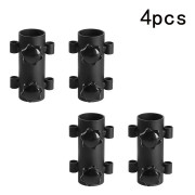 4st bärbar markisstånghållare Utomhus Camping Canopy Rod Metal Fast Tube