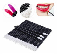 50st Engångs läppstiftsborste Lip Glossy Wands Applikator för ögonskuggglans