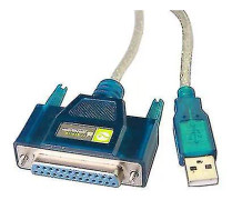 Datortillbehör ställer in usb 2.0 till db25 stift kvinnlig kabellängd: 1.5m