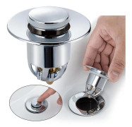 Tryck bounce basin pop-up dräneringsfilter Badrum Dusch handfat Filter