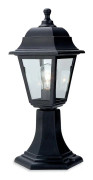 Firstlight Lighting Firstlight Oslo - 1 Ljus Pedstal Lantern - Pelare Svart Harts IP44, E27