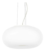 Upphängning - Ideal Lux - Ulisse SP3 D52 - Vit metall - Blåst glas - 3 x 60W E27