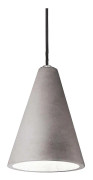 Oljelampa - IDEAL LUX - Oil-4 SP1 - Svart metall - Betongdiffusor - 1 E27 60W glödlampa